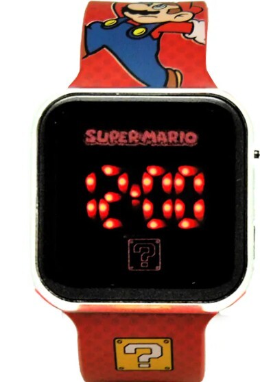 Kids Euroswan Digitálne LED hodinky - Super Mario